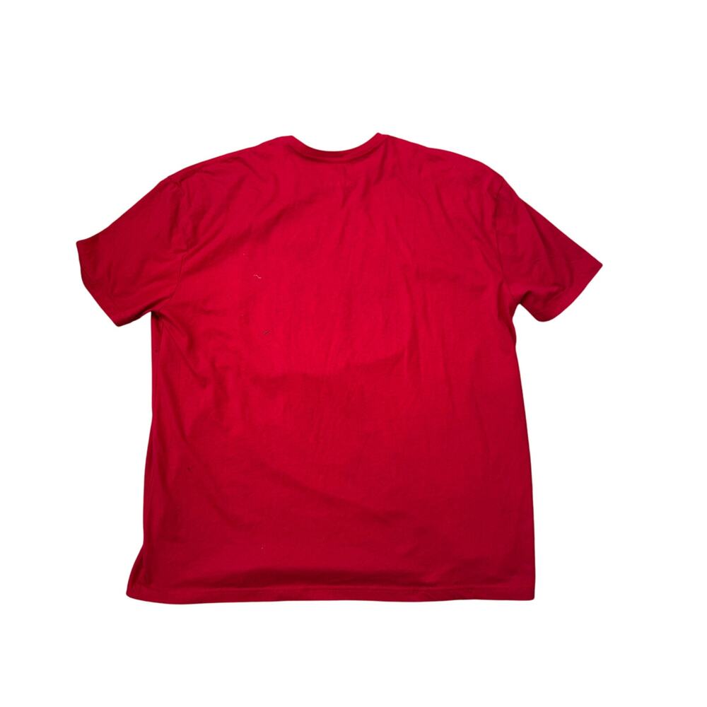 Peanuts Snoopy Christmas Wreath Red T-Shirt Mens 3XL Graphic Tee Holiday - Picture 2 of 7